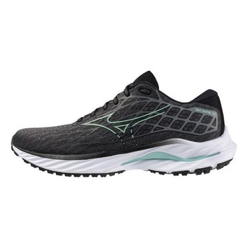 Mizuno Wave Inspire 20 女 慢跑鞋 運動 休閒 避震 穩定 舒適 黑綠 [J1GD244672]