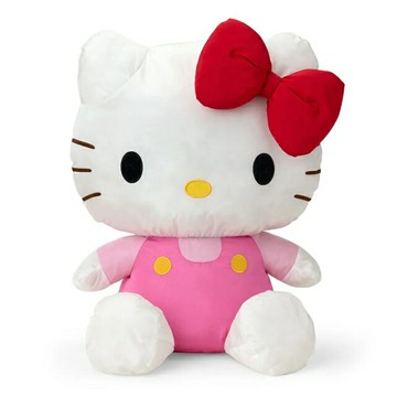 小禮堂 Sanrio 三麗鷗 Hello Kitty 尼龍塔夫綢玩偶娃娃 2L (經典款)
