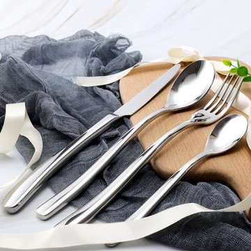 18/10不銹鋼西餐具刀叉勺304不銹鋼家用牛排刀叉勺三件套餐具套裝