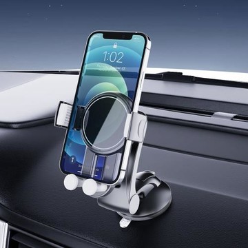 亞馬遜特姆抖音熱銷款車載手機支架中控臺桌面吸盤式旋轉手機支架