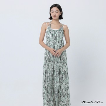 [涼感洋裝｜兩件1580]波紋線條渡假洋裝 PizzaCutFive PCF262487191