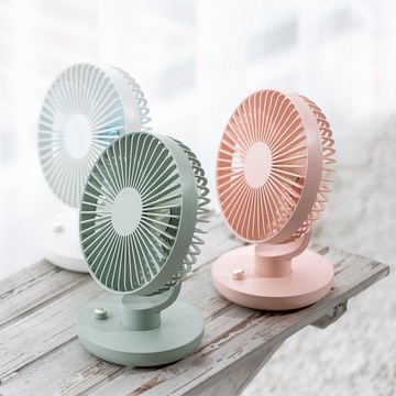 可搖頭小風扇迷你充電型辦公室靜音桌上大風力桌面電風扇便攜式制冷臺式小型usb臺扇學生宿舍寢室床頭上