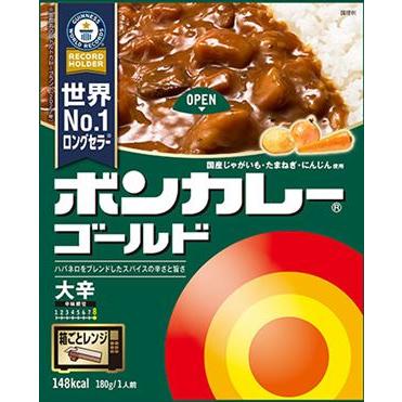 送料無料  大塚食品 ボンカレーゴールド 大辛口 180g×30個