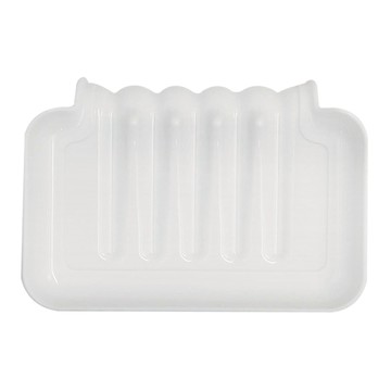 ECHO 塑膠瀝水肥皂盤  白色  1個