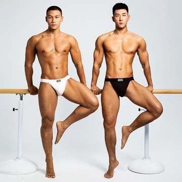 asianbum 【正品台灣現貨♥️ 隱密出貨】棉質純色性感高叉包臀三角内褲(三色)(U220463)