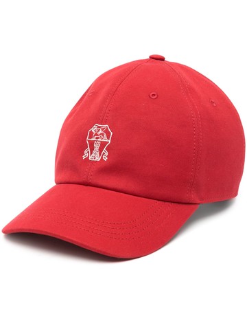 Brunello Cucinelli - embroidered-logo baseball cap - men - Cotton/Cotton - L