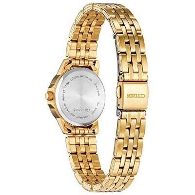 CITIZEN シチズン EQ0603-59F Ladies Quartz Gold / Black stainless