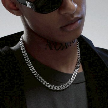 男女同款鈦鋼古巴項鍊