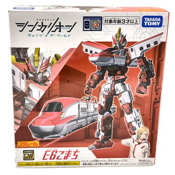 TAKARA TOMY PLARAIL 鐵道王國 新幹線變形機器人 變革世代 E6 小町號 3歲以上適用  1盒