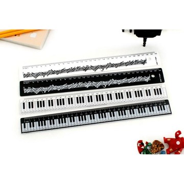 【小叮噹的店】文具尺 HA30 音樂造型尺/直尺 30cm