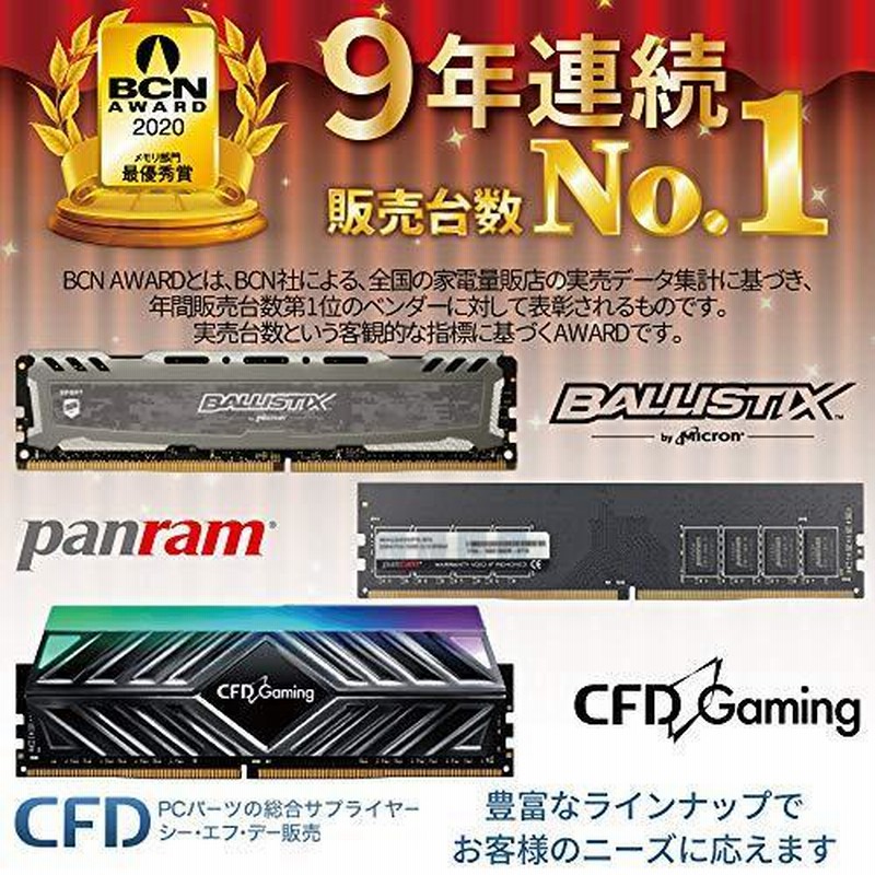 デスクトップ用メモリ DDR3 PC3-12800 1枚 4GB