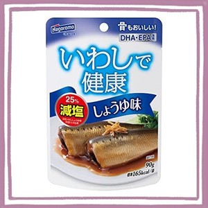 はごろも いわしで健康 しょうゆ味 (パウチ) 90G (1572)×12個