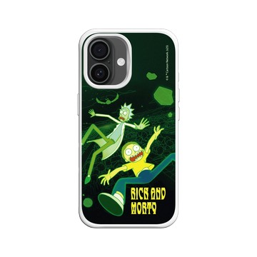 iPhone 16 SolidX 白 - 瑞克和莫蒂 Rick and Morty - 瑞克和莫蒂-多元宇宙