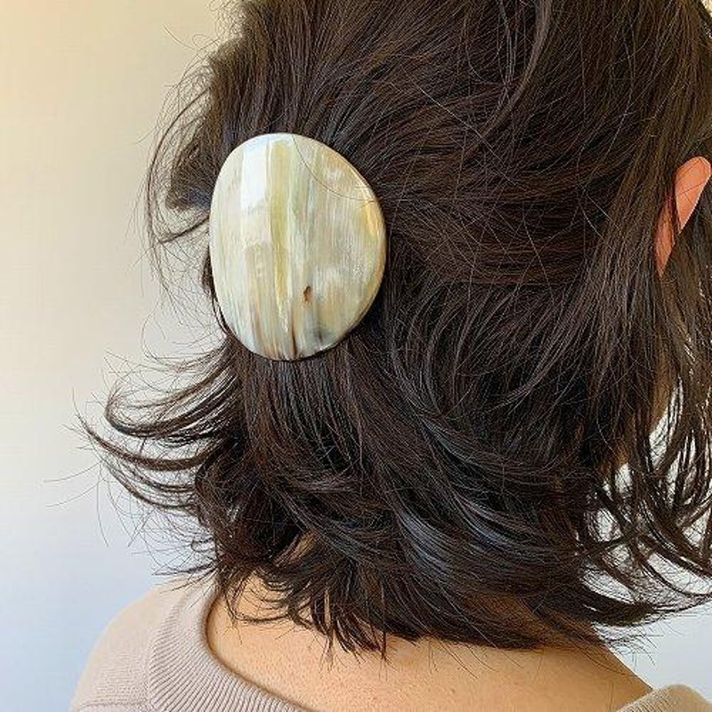 KOST KAMM コストカム ヘアクリップ ラウンド 6cm バレッタ レディース 