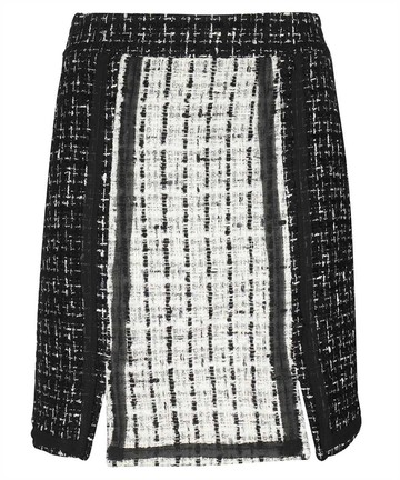 Karl Lagerfeld Bouclé Wool Skirt
