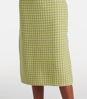 Tory Burch Knitted checked pencil skirt