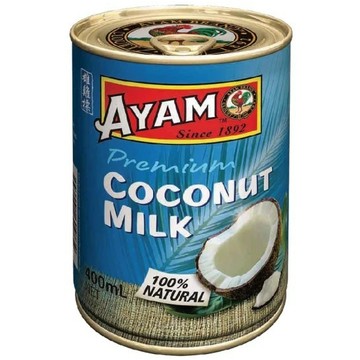 *貪吃熊* 馬來西亞 AYAM Brand 雄雞標 特級椰奶 香醇濃郁 純正原味 雄雞 椰奶