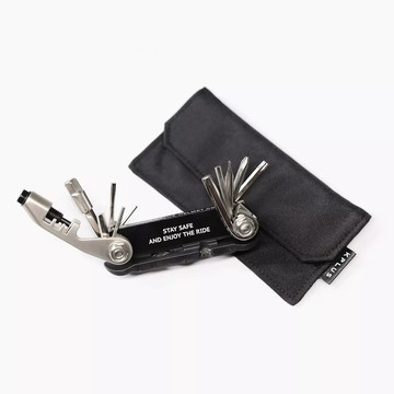 KPLUS 14合1 自行車維修工具組 附收納包 (多功能手工具/板手/挖胎棒/螺絲起子/單車)