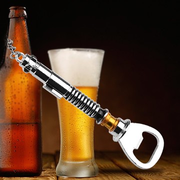 啤酒啟子鑰匙扣開瓶器飲料螺紋桿金屬起子便攜創意個性鑰匙掛件