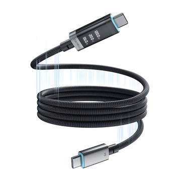 CUKTECH 240W Type-C 磁吸版 編織數顯 OLED 電能線 1.5M CMC615P/iPhone17