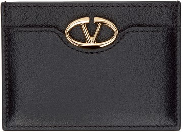 Valentino Garavani 黑色 The Bold Edition VLogo 卡包