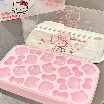 Kitty冰格模具🎀 凱蒂貓硅膠冰塊模具冰塊食品級按壓製冰 雪糕模具 儲冰盒 製冰盒模具 冰格模具 大冰塊模具 製冰盒