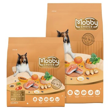 【加碼送零食】MobbyChoice 莫比自然食 狗飼料 S26鮭魚馬鈴薯全齡犬無穀食譜無穀 1.5KG 犬糧