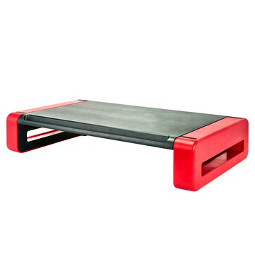 AIDATA 愛得他 時尚整合式螢幕架 無抽屜款  紅黑色  1個