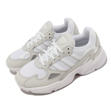 [ACS] adidas 休閒鞋 Falcon W 女鞋 米白 麂皮 老爹鞋 愛迪達 IG5732