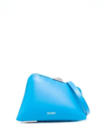 The Attico - Midnight leather clutch bag - women - Calf Leather/Polyurethane/Cotton - One Size - Blue