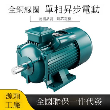 塔虎全銅單相電機220V交流有刷線圈塔虎異步電動機馬達機械[DD1211001]