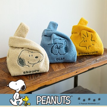 Kiiwi O! x SNOOPY 聯名款．Q毛大頭款手腕袋