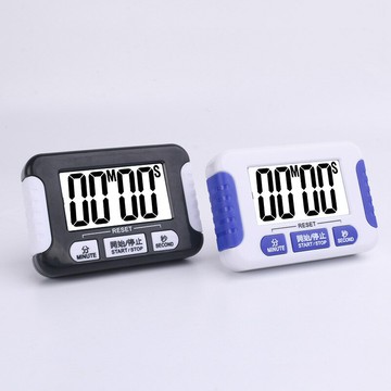 電子計時器美術大屏幕定時器廚房學生計時器創意化煮蛋妝倒計時【Snowbelle優選】