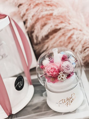 永生花水氧機 粉紅泡泡 香氛機 生日禮物 情人節禮物