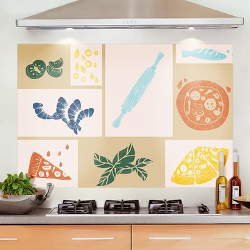 廚房防油貼紙加厚隔熱灶臺防火阻燃耐高溫防水防潮鋁箔紙墻紙自粘