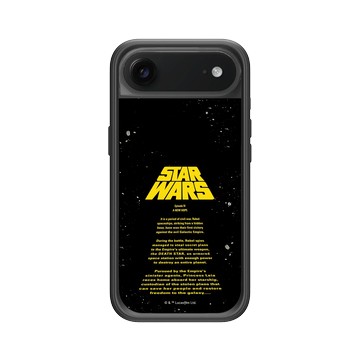 iPhone Air Mod NX -邊框背蓋組合 (相機按鈕) 黑 - 迪士尼-星際大戰 Star Wars - 星際大戰-開場字幕