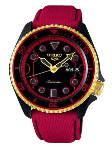 seiko SK037 精工錶 SK037 4R36-08R0R(SRPF20K1)限量快打旋風聯名系列 快狠準烈焰酷炫代表--KEN肯 42.5mm｜樂天領券現折★全館特惠中★指定刷卡回饋10%