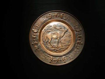 【老時光 OLD-TIME】早期二手歐洲進口銅製壁掛擺飾