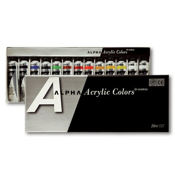 普思AP 【ALPHA】銀級壓克力顏料20ML/50ML12色50ML