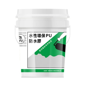 KINGCAT 貓王油漆 K1-616-水性環保PU防水膠 5加侖  白色  1桶  18.92L