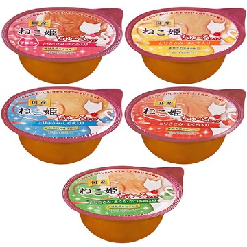 肉泥 【12入組】日本【貓姬】幼/成貓肉泥杯系列 60g