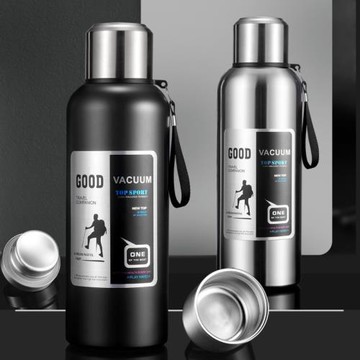 大容量1000毫升保溫杯不銹鋼茶水分離保溫水杯戶外便攜全鋼保溫杯