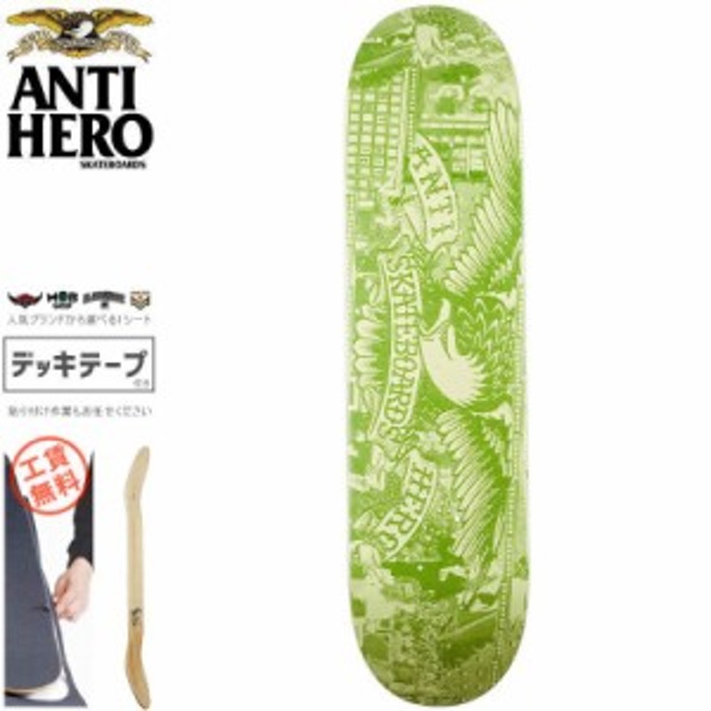 ANTI HERO アンタイヒーロー スケートボード デッキ WHEEL OF AH PRICE