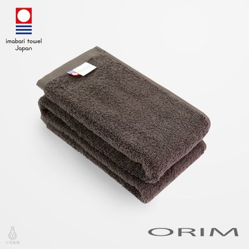 日本ORIM 飯店級今治毛巾 BULKY PRO (深棕) 32x85cm 長毛厚實款 洗臉巾 擦髮巾