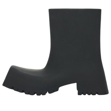 (WMNS) Balenciaga 50mm Trooper Rubber Boots 'Black'