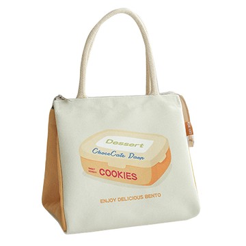 Mega 美式可愛印花加厚鋁箔保溫袋  24 x 15 x 20cm  飯盒款 多色  1個