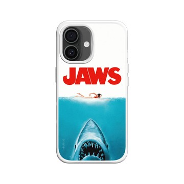 iPhone 16 SolidX 白 - Jaws - 大白鯊 - 海報