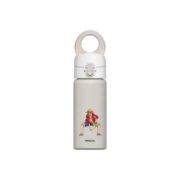 磁吸水壺 AquaStand 不鏽鋼 480cc - 無吸管 貝殼灰 - 航海王 One Piece - 角色系列-魯夫