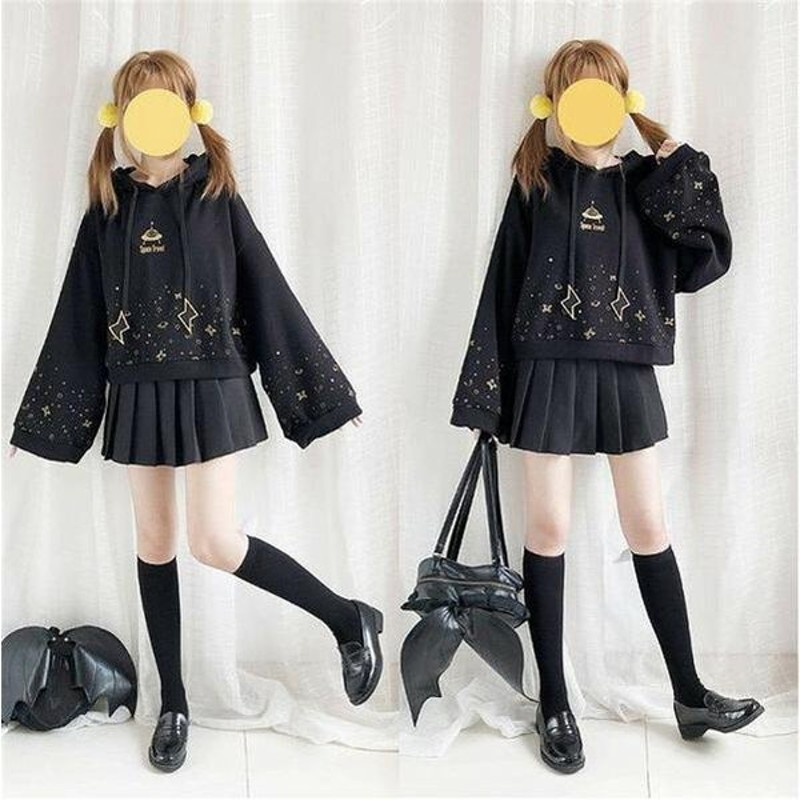 病みかわいい パーカー 病み 服 ゆめかわいい ワンピース ゴシック パーカー オシャレ レディース 高品質 かわいい 通販 Lineポイント最大get Lineショッピング