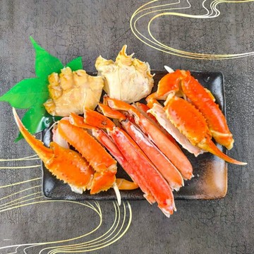 海肉管家 築地蟹商熟凍松葉蟹切盤(1盒_500g/盒)